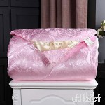 WLG Summer Water-Washed Cotton Air Conditioner in Summer Quilt Satin Double Duvet Cover Thin Section Quilt Pure Silk Duvet Cover Quilt Bed Cover WLG/rose / - B07TTBBCP7